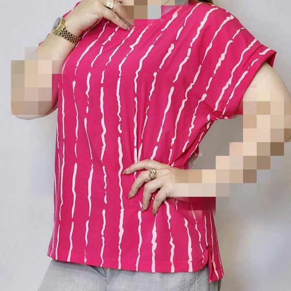 تیشرت پری چاکدار - مانتو پاتریس رشت