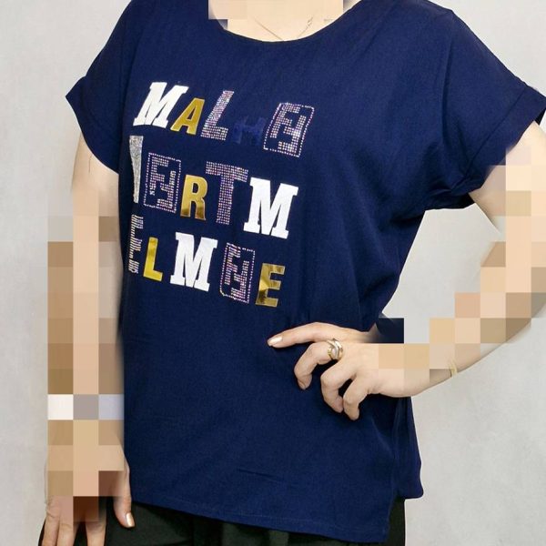 تیشرت نخی نگینی - مانتو پاتریس رشت