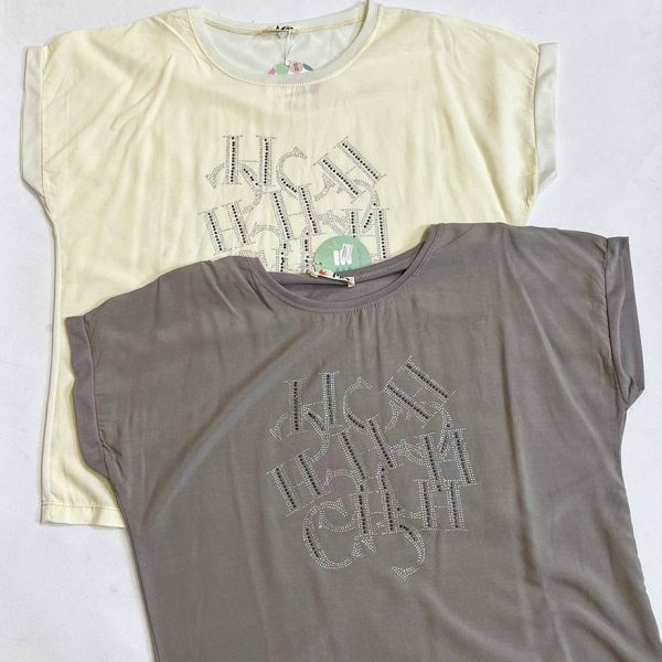 تیشرت نخی نگینی - مانتو پاتریس رشت