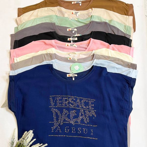 تیشرت نخی نگینی