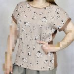 تیشرت گلدار پفکی - مانتو پاتریس رشت