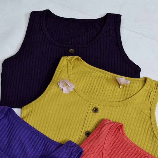 تاپ حلقه ای فانریپ بغل دکمه - مانتو پاتریس رشت