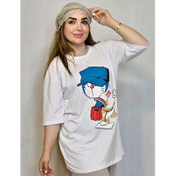 292002613 تیشرت باکسی جذاب - مانتو پاتریس رشت