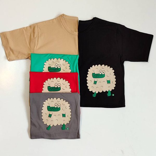 تیشرت کراپ چاپ تمساح