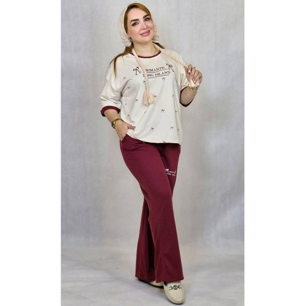 ست تیشرت شلوار رمانتیک - مانتو پاتریس رشت