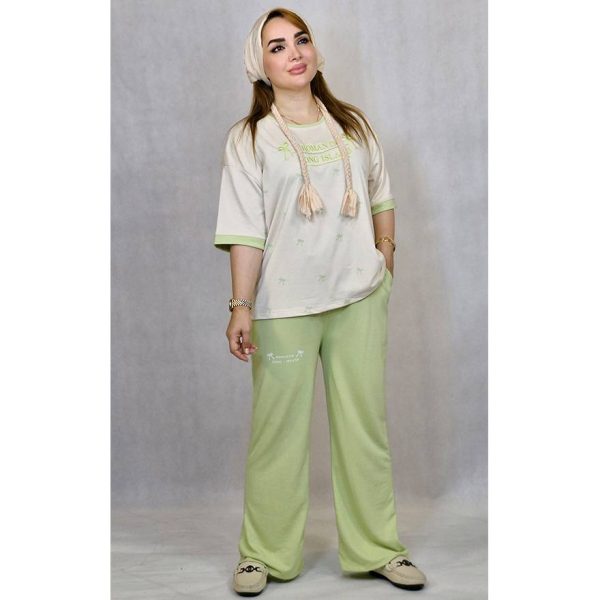 ست تیشرت شلوار رمانتیک