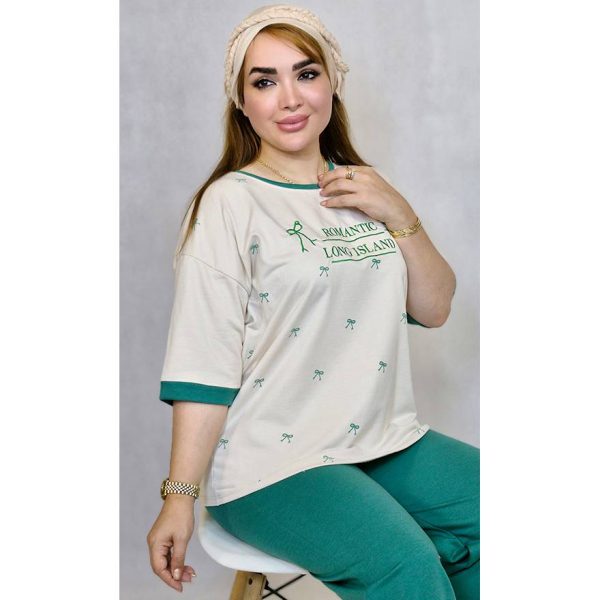 ست تیشرت شلوار رمانتیک