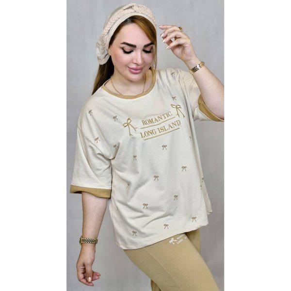 ست تیشرت شلوار رمانتیک