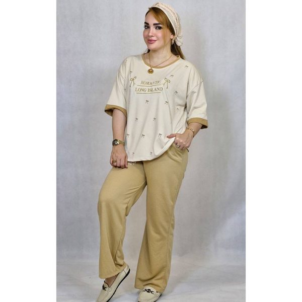 ست تیشرت شلوار رمانتیک