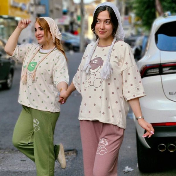 ست تیشرت شلوار توپی - مانتو پاتریس رشت