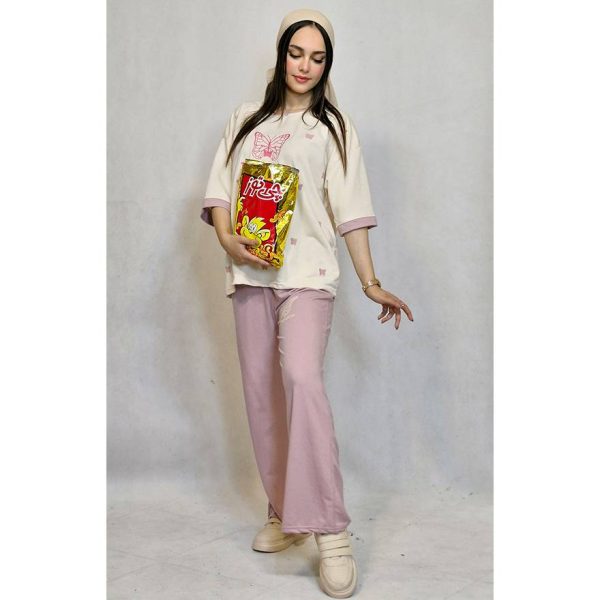 ست تیشرت شلوار پروانه - مانتو پاتریس رشت