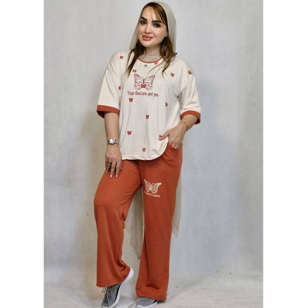 ست تیشرت شلوار پروانه - مانتو پاتریس رشت