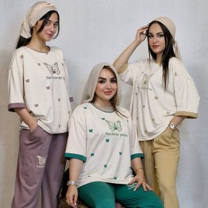 ست تیشرت شلوار پروانه - مانتو پاتریس رشت