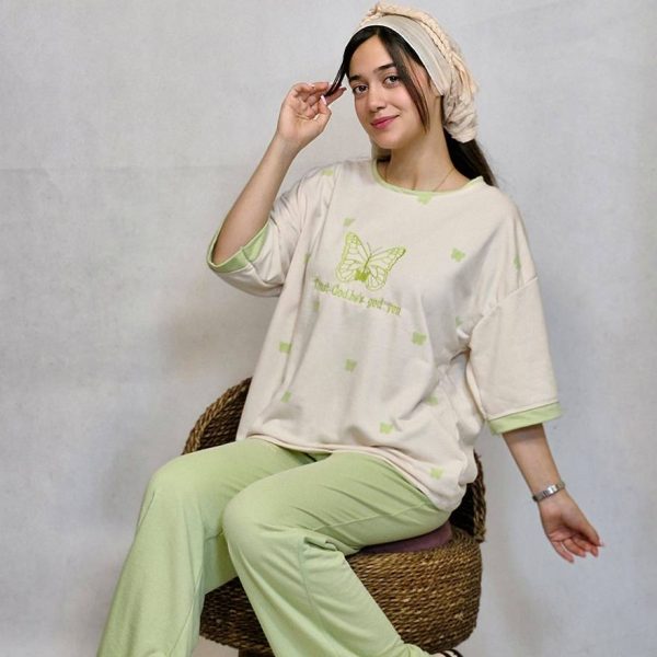 ست تیشرت شلوار پروانه - مانتو پاتریس رشت