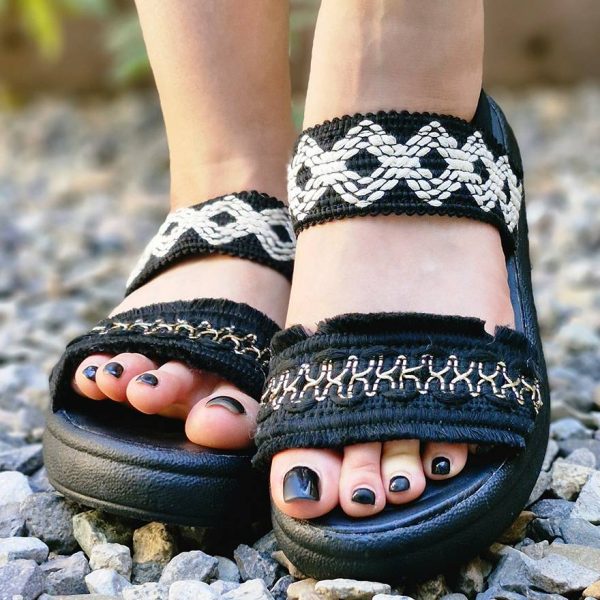 صندل کشی لوزی مشکی - مانتو پاتریس رشت