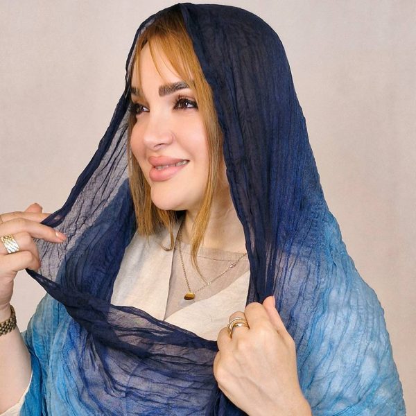 34600293-0 شال پلیسه طیفی - مانتو پاتریس رشت