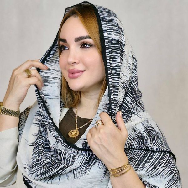 34600295-2 (1) شال پلیسه خطی