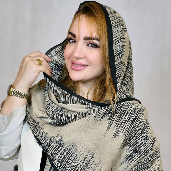 34600295-4 (1) شال پلیسه خطی