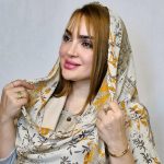 شال گلدار آبرنگی - مانتو پاتریس رشت