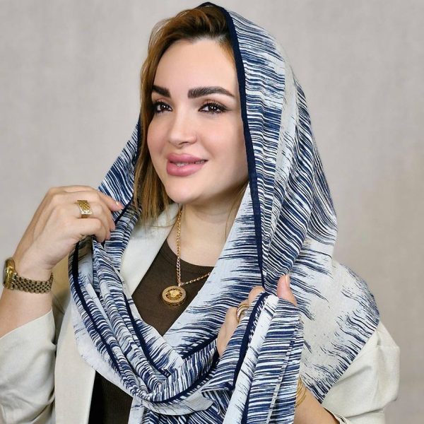 34600295-6 (1) شال پلیسه خطی - مانتو پاتریس رشت