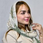شال گلدار آبرنگی - مانتو پاتریس رشت