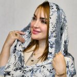شال گلدار آبرنگی - مانتو پاتریس رشت