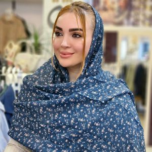 شال پلیسه گلدار