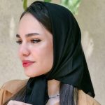 مینی اسکارف ساده مشکی