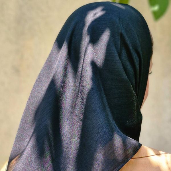 مینی اسکارف ساده مشکی