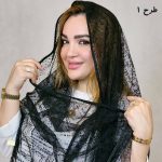 شال توری طرحدار - مانتو پاتریس رشت