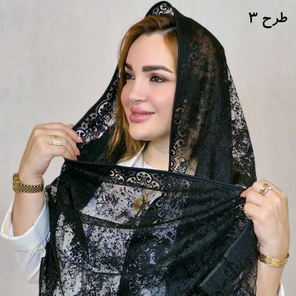 شال توری طرحدار - مانتو پاتریس رشت