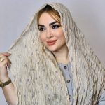 شال حریر پلیسه پروانه - مانتو پاتریس رشت