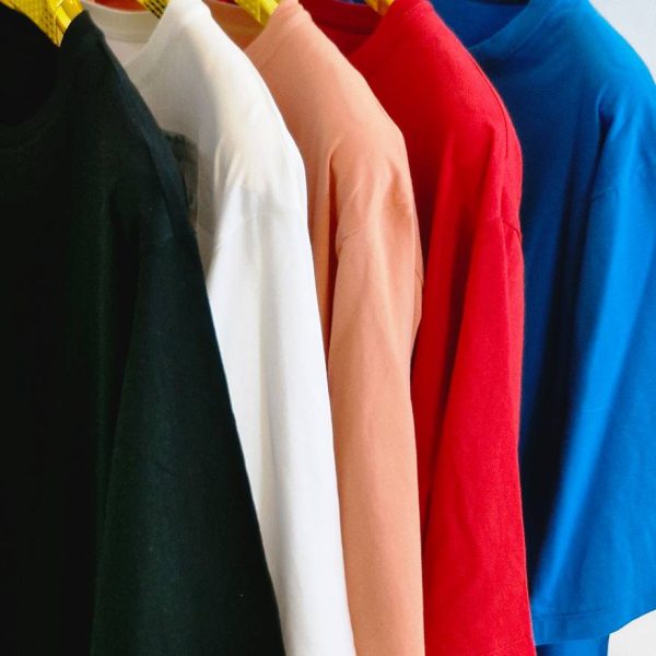 تیشرت لانگ ساده نخ پنبه