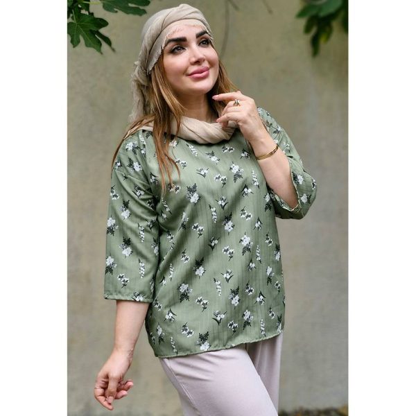 تونیک جلوبسته گلدار - مانتو پاتریس رشت