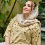 تونیک جلوبسته گلدار - مانتو پاتریس رشت