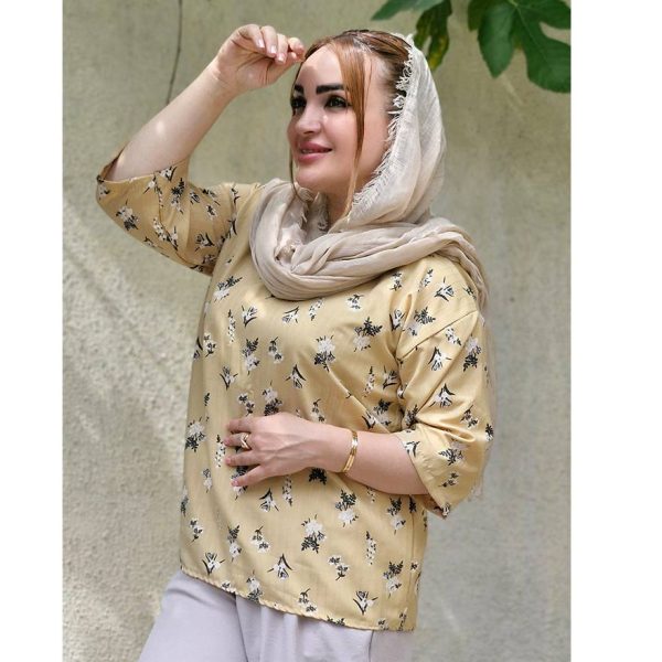 تونیک جلوبسته گلدار - مانتو پاتریس رشت