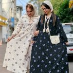 پیراهن ساحلی گل گلی کراش