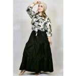 شومیز آبرنگی گره ای