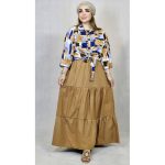 شومیز آبرنگی گره ای