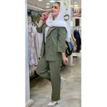 ست کت شلوار لینن - مانتو پاتریس رشت
