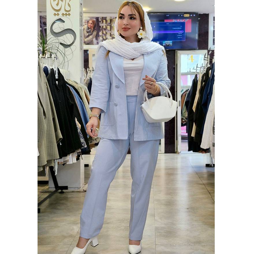 ست کت شلوار لینن - مانتو پاتریس رشت