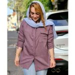 شومیز صوفیا تک جیب آستین گره - مانتو پاتریس رشت