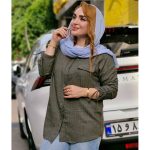 شومیز صوفیا تک جیب آستین گره - مانتو پاتریس رشت