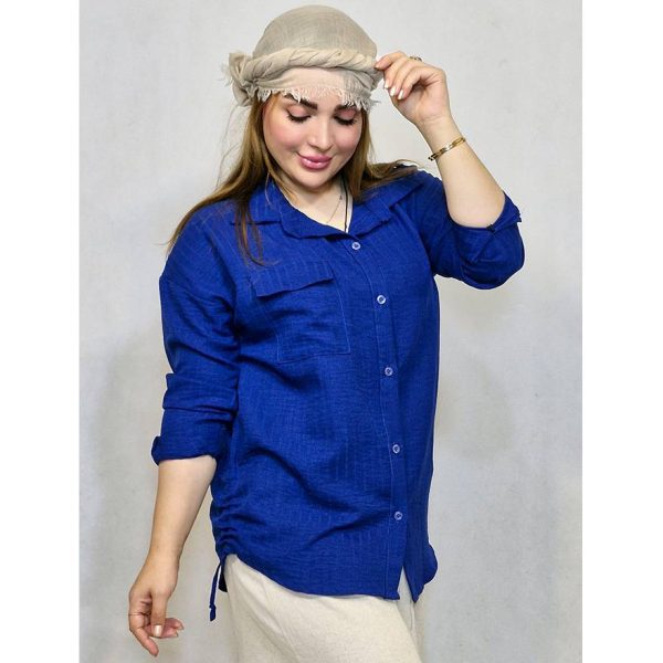 مانتو صوفیا بغل گت تک جیب