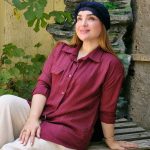 مانتو صوفیا بغل گت تک جیب