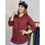 مانتو صوفیا جیب دکمه - مانتو پاتریس رشت