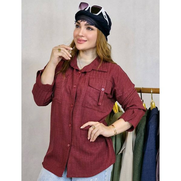 مانتو صوفیا جیب دکمه - مانتو پاتریس رشت