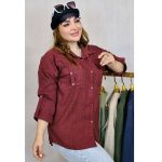 مانتو صوفیا جیب دکمه - مانتو پاتریس رشت