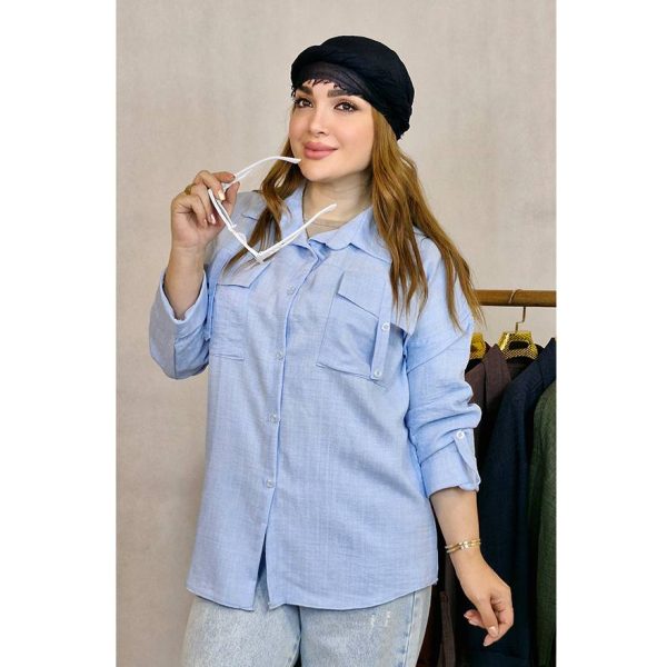 مانتو صوفیا جیب دکمه - مانتو پاتریس رشت