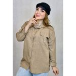 مانتو صوفیا جیب دکمه - مانتو پاتریس رشت